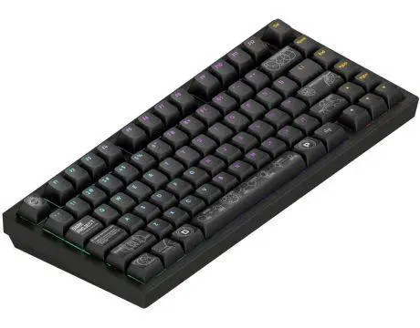 Геймърскa безжична клавиатура Dark Project ALU81A Terra Nova V2 Black RGB