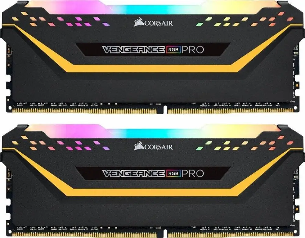 Памет Corsair Vendeance RGB PRO 16GB (2x8GB) DDR4 3200MHz CL16 XMP - CMW16GX4M2E3200C16 
