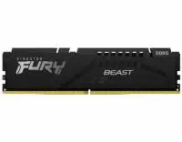 Памет Kingston Fury Beast Black 16GB (1x16GB) DDR5 5200MHz CL40 - (KF552C40BB-16)
