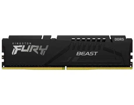 Памет Kingston Fury Beast Black 16GB (1x16GB) DDR5 5200MHz CL40 - (KF552C40BB-16)