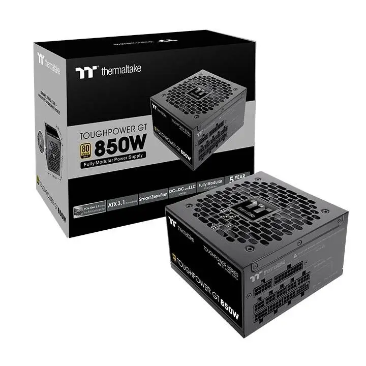 Захранване Thermaltake Toughpower GT 850W ATX 3.1, 80 Plus Gold PSU -PS-TPT-0850FNFAGE-3