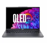 Лаптоп Acer SFG14-63-R1DP, AMD Ryzen 7 8845HS (up to 5.1GHz, 16MB), 14'' CineCrystal OLED WQ2.8K 90Hz (2880 x 1800), AMD Radeon Graphics, 16GB LPDDR5 onboard, 512GB SSD NVMe, 50Wh, WIFI6E+BT 5.3, QHD Cam, MicroSD Reader, Win 11 Home, Backlit KBD, Steel Gray