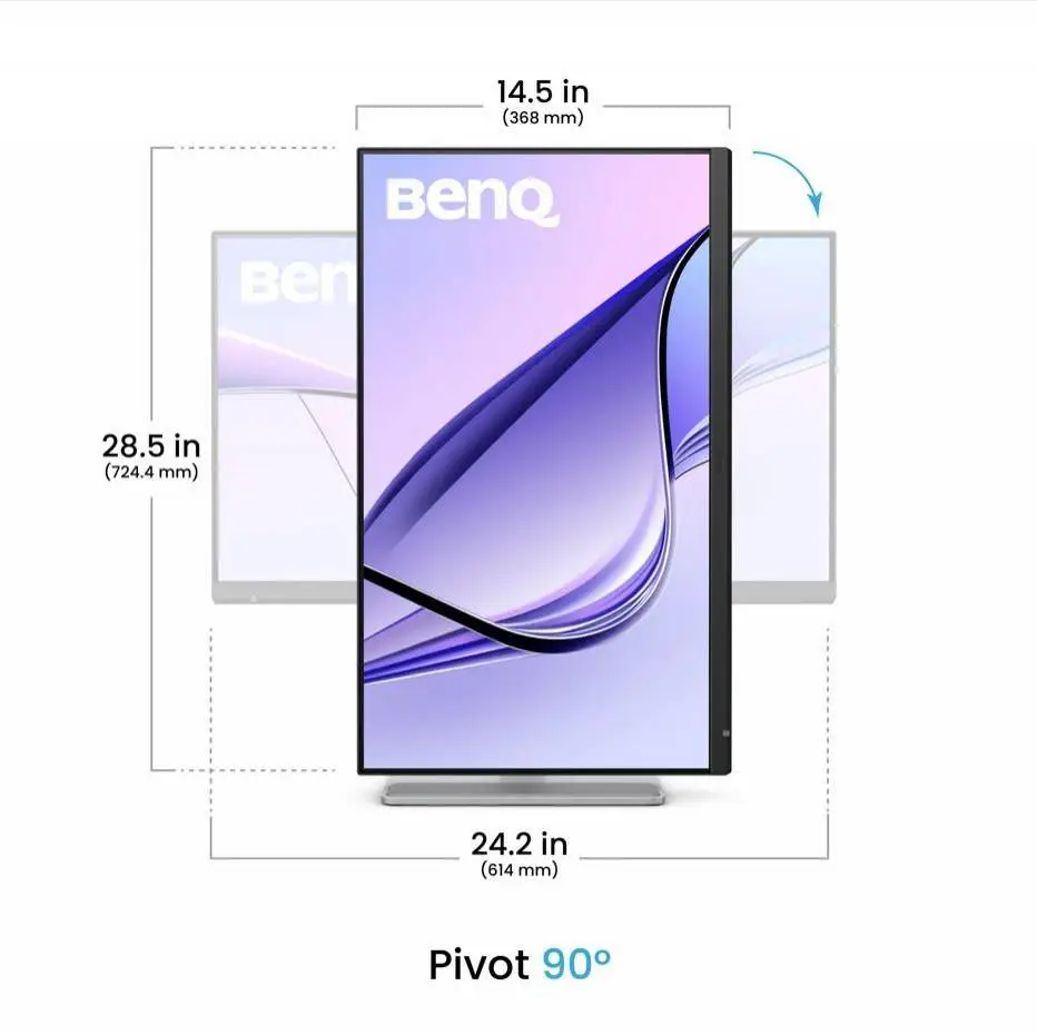 Монитор за MacBook BenQ MA270S, 27&rdquo; IPS, 5K 5120x2880, 99% sRGB; 99% P3, USB-C, HDMI 2.1, Speaker 3Wx2