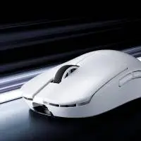 MCHOSE професионална геймърска мишка L7 Ultra Plus White - Wireless Gaming Mouse - Dual 8K, Kailh Optical