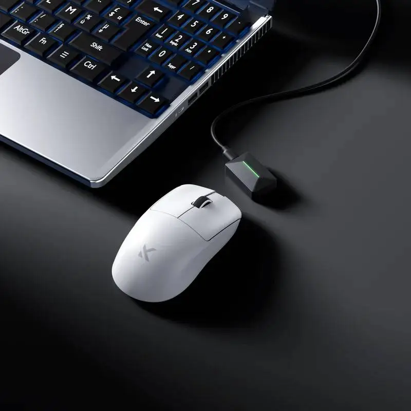MCHOSE професионална геймърска мишка L7 Pro Black - Wireless Gaming Mouse - Dual 8K, Kailh Optical