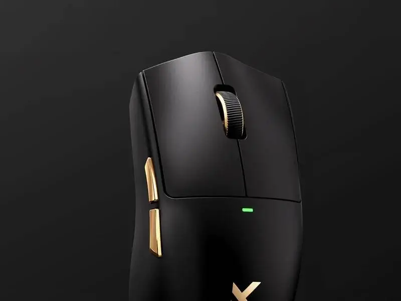 MCHOSE професионална геймърска мишка K7 Ultra Black - Wireless Gaming Mouse - Dual 8K, Omron Mechanical, Magnetic Charging Dock