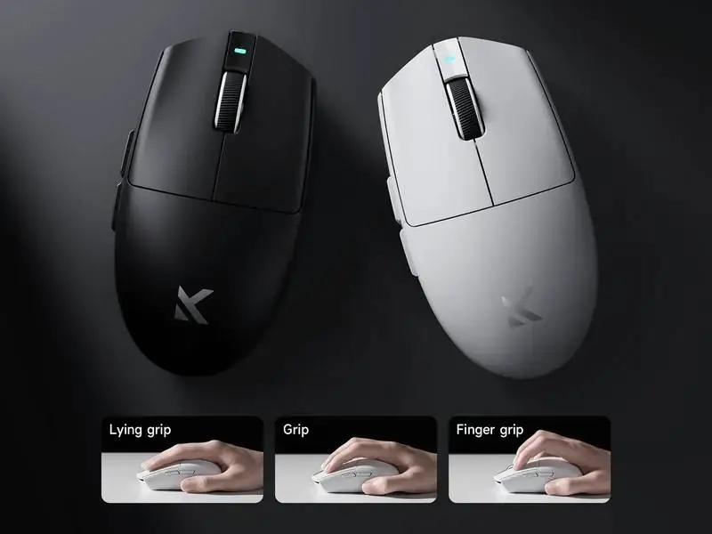 MCHOSE професионална геймърска мишка G3 V2 White - Wireless Gaming Mouse - 1K, Omron Mechanical