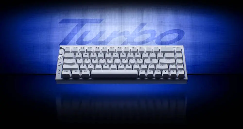 MCHOSE геймърска механична клавиатура Gaming Mechanical Keyboard Ace 68 Turbo - 16K, Mount Tai Magnetic Switch GT [Tactile] (English US), Black
