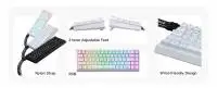 MCHOSE геймърска механична клавиатура Gaming Mechanical Keyboard Ace 68 - 8K, Ice Rhino Magnetic Switch [Linear] (English US), White