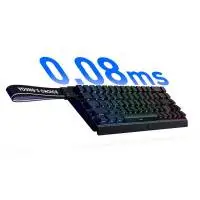 MCHOSE геймърска механична клавиатура Gaming Mechanical Keyboard Ace 68 - 8K, Ice Blue Magnetic Switch [Linear] (English US), White