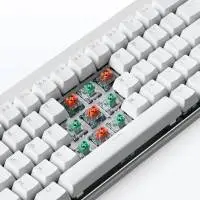 MCHOSE геймърска механична клавиатура Gaming Mechanical Keyboard Ace 68 Air - 8K, Mount Tai Magnetic Switch GT [Tactile] (English US), White