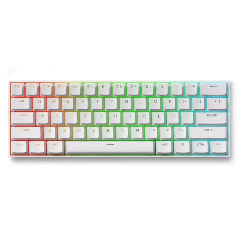 MCHOSE геймърска механична клавиатура Gaming Mechanical Keyboard Ace 60 Pro - 8K, TTC Uranus Magnetic Switch - Standard [Linear] (English US), White