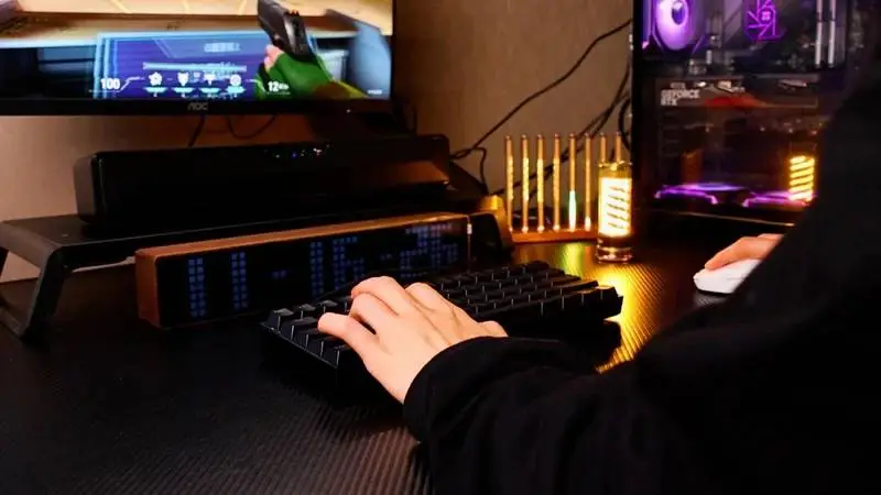 MCHOSE геймърска механична клавиатура Gaming Mechanical Keyboard Ace 60 Pro - 8K, TTC Uranus Magnetic Switch - Standard [Linear] (English US), Black