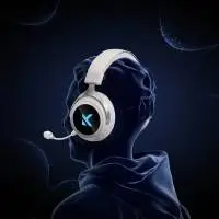 MCHOSE безжични геймърски слушалки Wireless Gaming Headphones - X9 White - Bluetooth , 2.4G