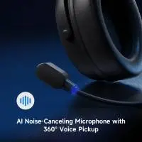 MCHOSE безжични геймърски слушалки Wireless Gaming Headphones - V9 Pro Icy White - Bluetooth , 2.4G