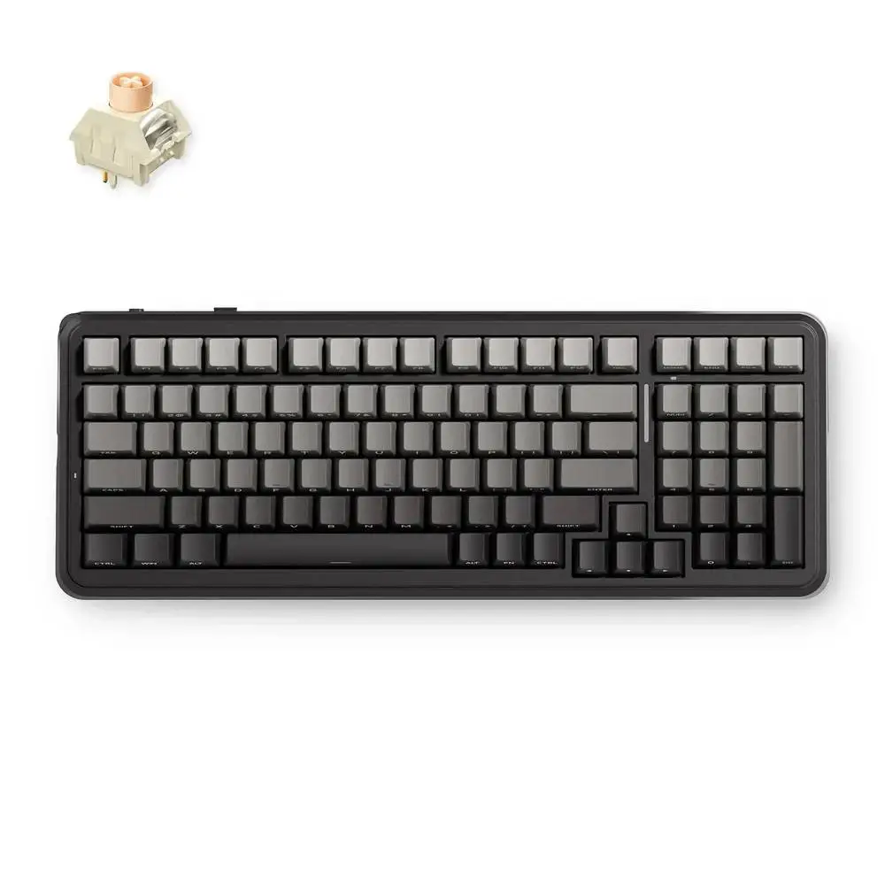 MCHOSE геймърска механична клавиатура Wireless Gaming Mechanical Keyboard MC-K99 V3 - Icy Creamsicle Switch [Linear] (English US), Glacier Gradient