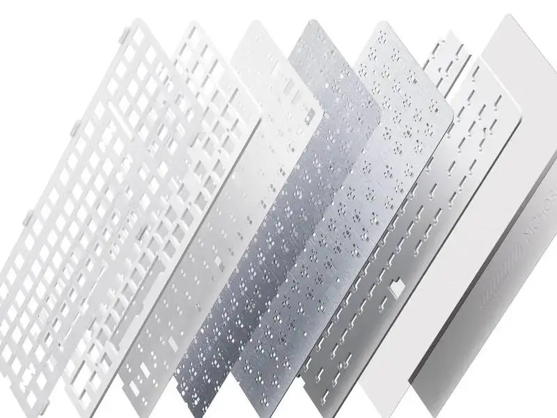 MCHOSE геймърска механична клавиатура Wireless Gaming Mechanical Keyboard MC-K99 V3 - Icy Creamsicle Switch [Linear] (English US), Glacier Gradient