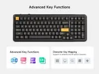 MCHOSE геймърска механична клавиатура Wireless Gaming Mechanical Keyboard MC-K99 V3 - Icy Creamsicle Switch [Linear] (English US), Glacier Gradient