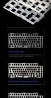 Aula геймърска механична клавиатура Wireless Gaming Mechanical Keyboard NOVA 75 - Star Vector Switch [Linear] (English US), White