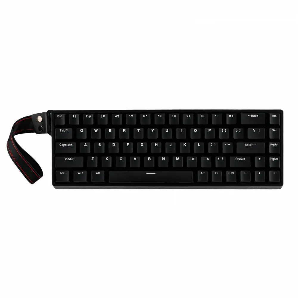 Aula геймърска механична клавиатура Gaming Mechanical Keyboard WIN68 HE 8K  - Greywood Magnetic Switch [Linear] (English US), Black