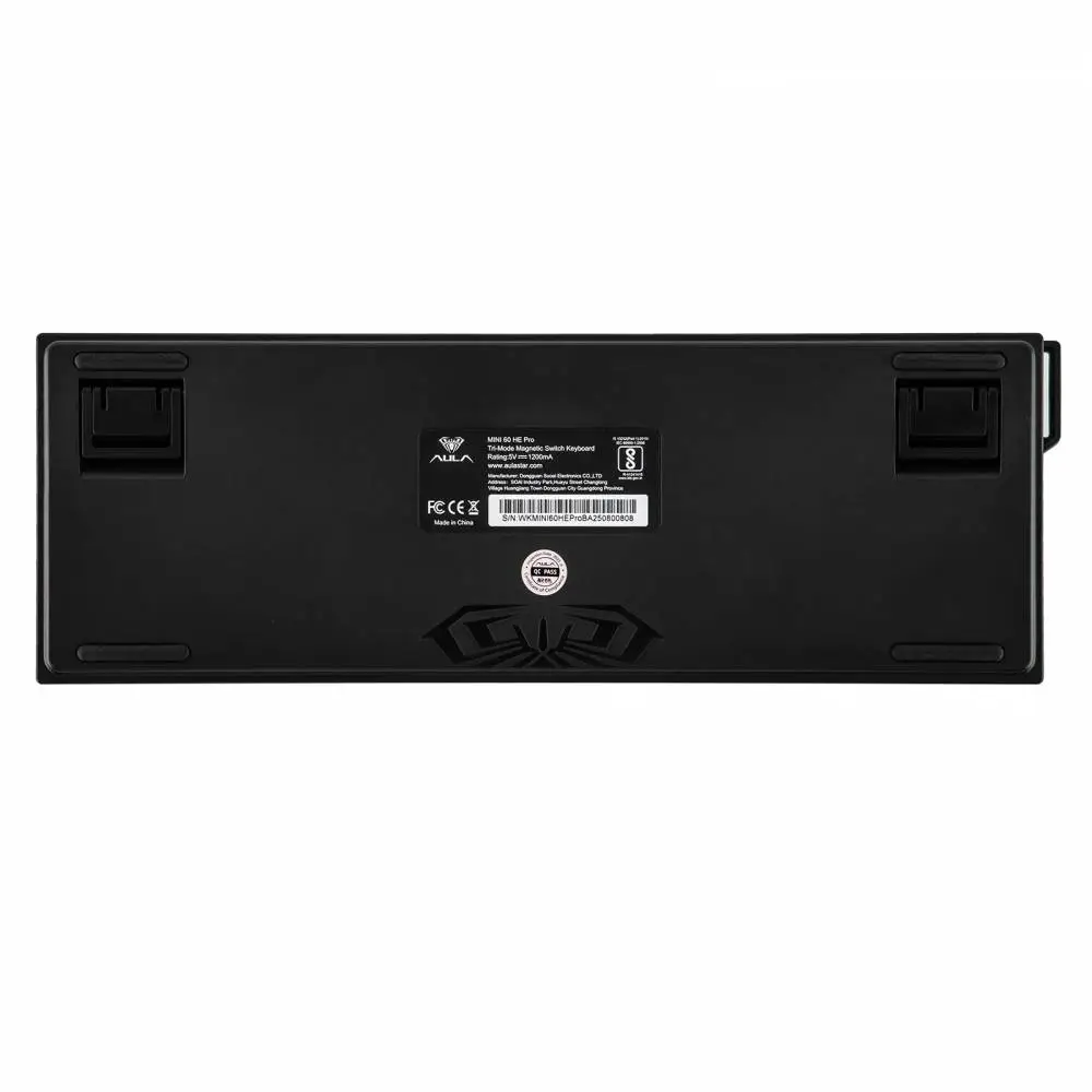 Aula геймърска механична клавиатура Wireless Gaming Mechanical Keyboard MINI 60 HE PRO 8K  - Stormrise Magnetic Switch [Linear] (English US), Black