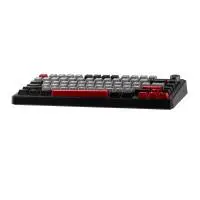 Aula геймърска механична клавиатура Wireless Gaming Mechanical Keyboard F75 MAX - Reaper Switch [Linear] (English US), Black, Red