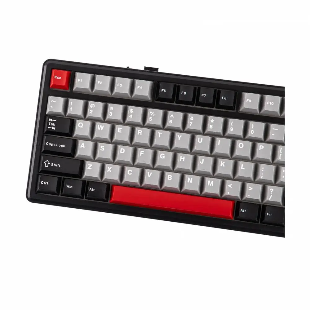 Aula геймърска механична клавиатура Wireless Gaming Mechanical Keyboard F75 MAX - Reaper Switch [Linear] (English US), Black, Red