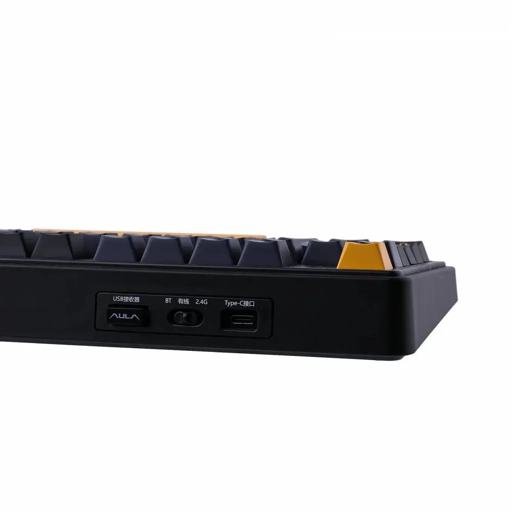 Aula геймърска механична клавиатура Wireless Gaming Mechanical Keyboard F75 Thunder Black - Reaper Switch [Linear] (English US)