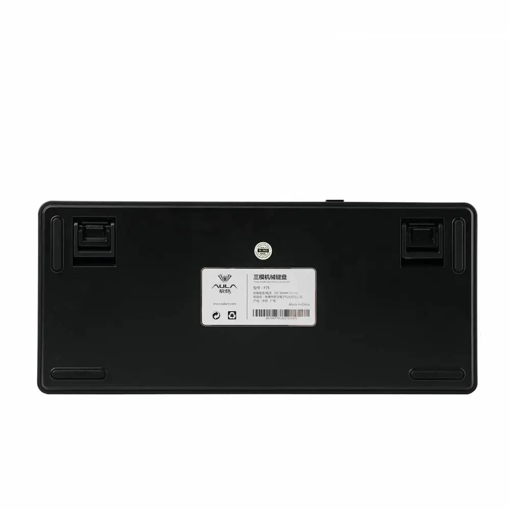 Aula геймърска механична клавиатура Wireless Gaming Mechanical Keyboard F75 Thunder Black - Reaper Switch [Linear] (English US)