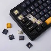 Aula геймърска механична клавиатура Wireless Gaming Mechanical Keyboard F75 Thunder Black - Reaper Switch [Linear] (English US)