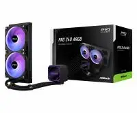 Водно охлаждане Asrock PRO 240 ARGB Water Cooler AIO Black