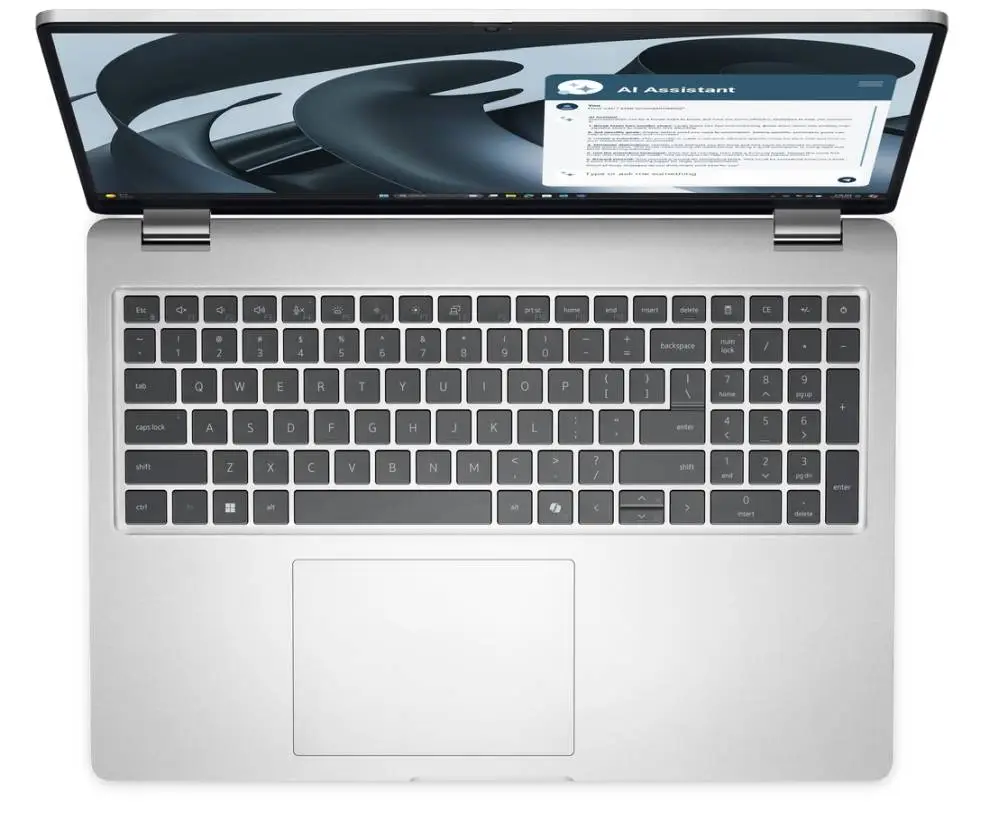 Лаптоп Dell Pro 16 Plus PB16255, AMD Ryzen AI 5 PRO 340, 16GB, 512GB SSD Gen4, 16.0" FHD+, AMD Radeon 840M, FgrPr & SmtCd, FHD, IR Cam, Mic, WLAN + BT, Backlit Kb, 3 Cell, W11Pro 