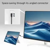 ACT Кабел USB-C 10Gbps, 60W, 0.5м, конектори на 90&deg; up/down angled