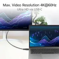 ACT Кабел USB-C - USB-C, 10Gbps, 60W, 1 м, конектори - един прав и един на 90&deg; up/down angled