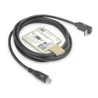 ACT Кабел USB-C - USB-C, 10Gbps, 60W, 1 м, конектори - един прав и един на 90&deg; up/down angled
