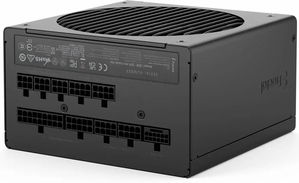 Захранване Fractal ION 3 Gold 750W, 80 Plus Gold PSU ATX 3.1, PCIe Gen5 - FD-P-IA3G-750-EU