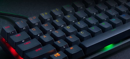 DOUBLESHOT PBT KEYCAPS WITH SIDE-PRINTED SECONDARY FUNCTIONS