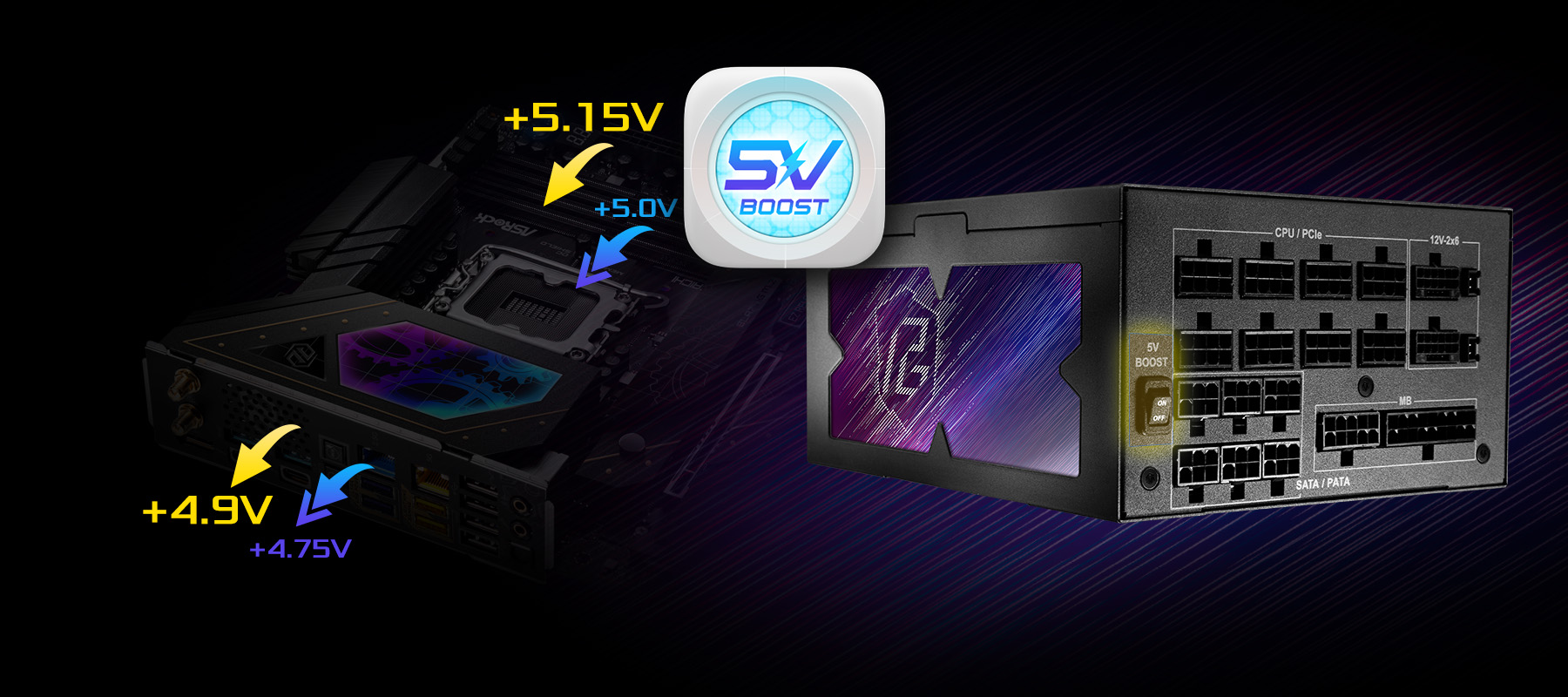 +5V BOOST Mode Voltage Compensation Mechanism