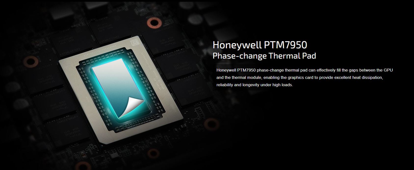 Honeywell PTM7950 Phase-change Thermal Pad
